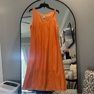 NWOT Glimmer CAbi Orange Midi Dress- Never Worn